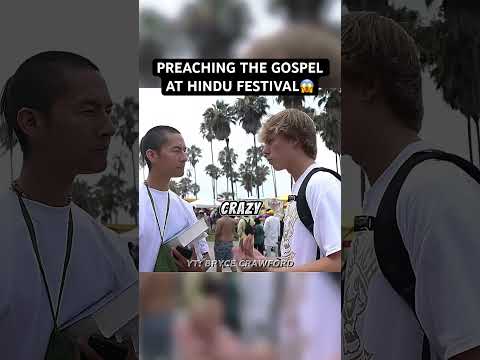 Hindu Man CHALLENGES Preacher😱 #shorts #viral