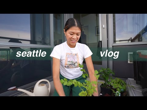 seattle spring vlog | catch up with me & bts haul (private paradise co 💜)