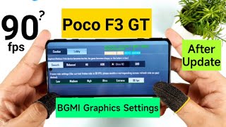 Poco F3 GT BGMI 90fps After Update in Dimensity 1200 #pocof3gt #bgmi