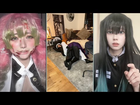 "鬼滅の刃コスプレ" | 最も視聴された瞬間の編集 | Cosplay Kimetsu no Yaiba EP4