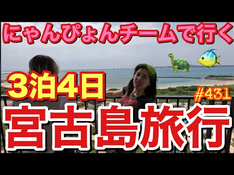 3泊４日で宮古島旅行ににゃんぴょんチームで行ったけど安定のドタバタ旅で亀も逃げそうで草