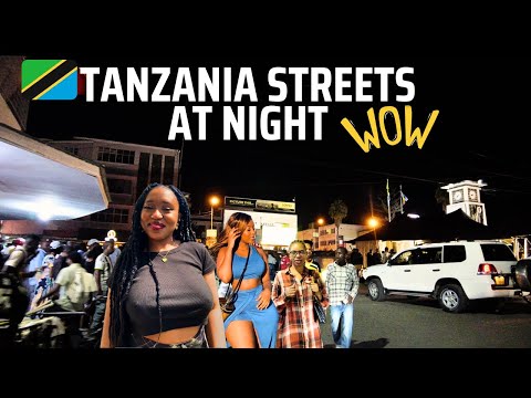 🌙 "Why Are Tanzanian Streets ALWAYS Like This at Night? 🤯🔥"