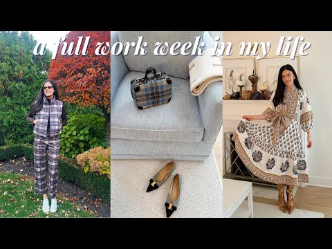 VLOG | work week in my life as a 23 year old full time content creator!