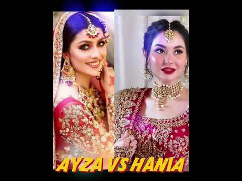 Ayeza Khan vs Hania Amir Who’s the Most Famous and Beautiful Pakistani Star