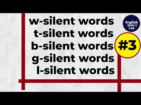 Words with Silent letter- 3