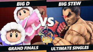 Show Me Your Moose 2 GRAND FINALS - Big D (Ice Climbers) Vs. Big Stew (Kazuya) Smash Ultimate - SSBU