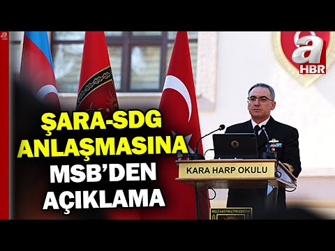 Milli Savunma Bakanlığı: Şara ile YPG anlaşmasını takipteyiz | A Haber