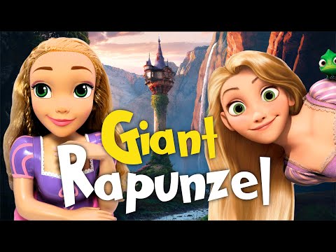 I MADE THIS GIANT RAPUNZEL LOOK ALIVE! / BIG DOLL HEAD REPAINT by Poppen Atelier