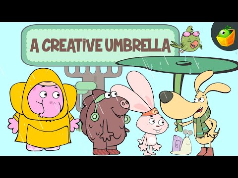 A Creative Umbrella | Charlie and Friends | Episode 3 | Funny Animated Short Story