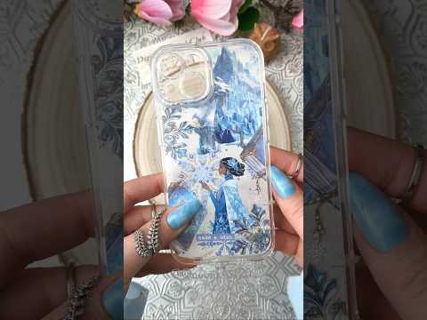 ASMR | The Queen of Ice❄️| DIY phone case insert | Creative Journal #journal #asmr #scrapbook #short