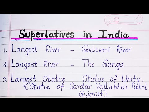 Superlatives in India