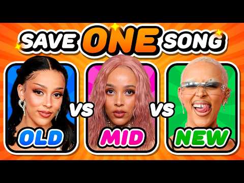 SAVE ONE SONG PER SINGER 🤩🎶 OLD vs MIDDLE vs NEW✨Most Popular Artists | Music Quiz