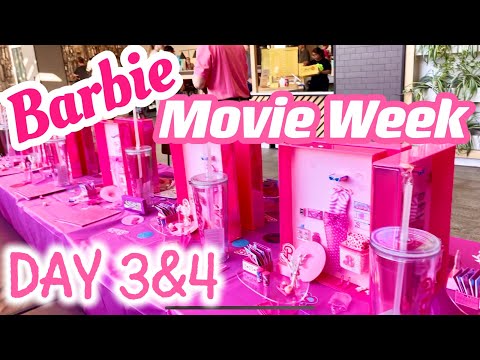 BARBIE MOVIE WEEK !!! DAY 3&4 [AMC Theatres, ALAMO Drafthouse]