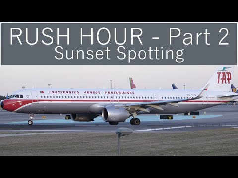 Plane Spotting 2021 - Friday afternoon RUSH HOUR Sunset Spotting - A321LR - Lisbon Airport - Part 2