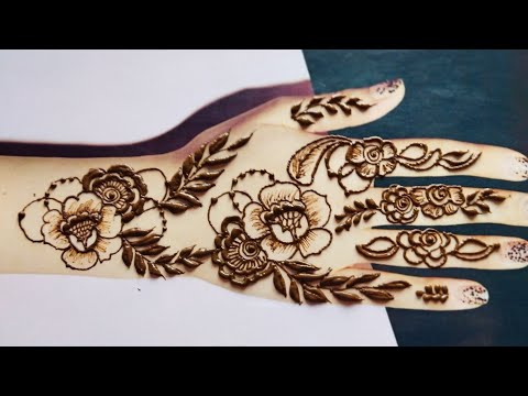 Back 💕 Hand Mehndi Design Simple And 💫 Beautiful Stylish Mehndi Design Easy Mehndi Design