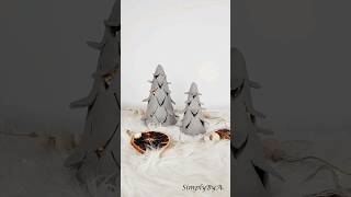 DIY CHRISTMAS AIR DRY CLAY DECORATION #shorts #diy #christmasdiy #airdryclay #claychristmastree