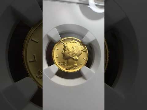 2016 W Gold Mercury Dime ~ NGC SP70 ~ A TRUE 70!