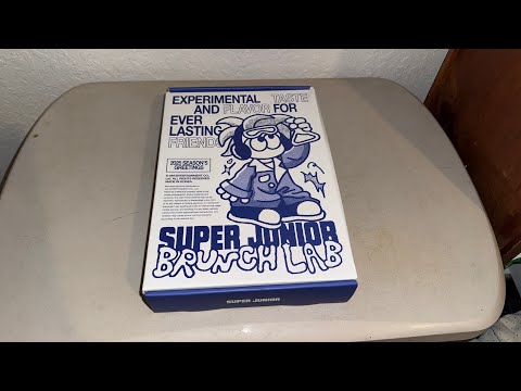 Super Junior 2025 Seasons Greetings Brunch Lab Unboxing +Ktown4u Pobs