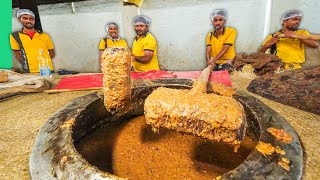 India’s Mega Street Food Factories!! Hyderabad Haleem & Biryani!!