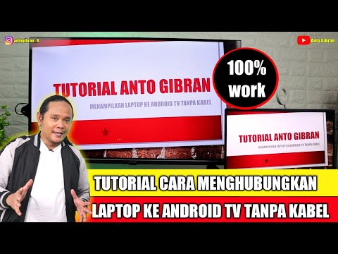 Tutorial Cara menghubungkan Laptop ke Android TV tanpa kabel