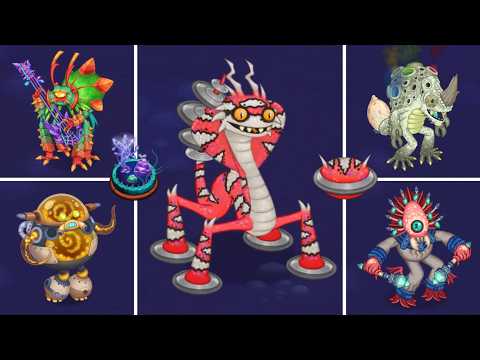 Ethereal Island - All Rare, Epic, Common Monsters with Epic Dragong | My Singing Monsters