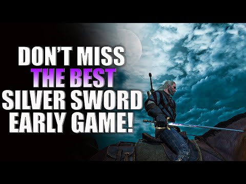 The Witcher 3 | How To Get The MOONBLADE Silver Sword Early Game (Relic Weapon) Sword Location