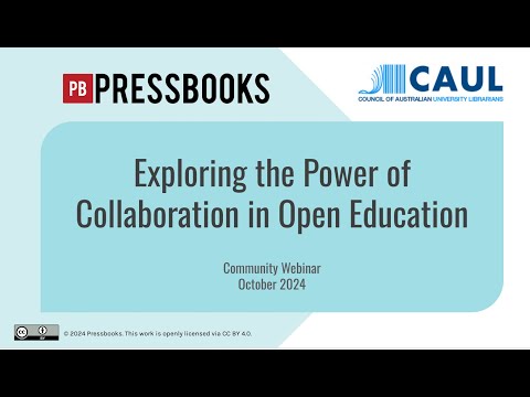 Exploring the Power of Collaboration in Open Education