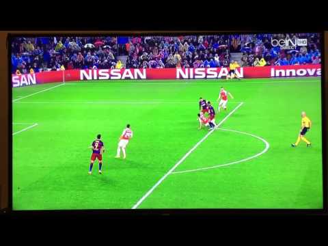 Barcelona 3-1 Arsenal - Lionel Messi goal