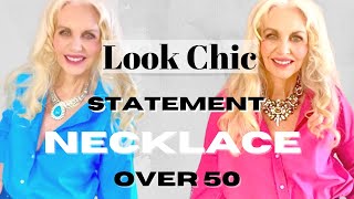 How To Wear Statement Fashion Jewellery Necklaces -Over 50