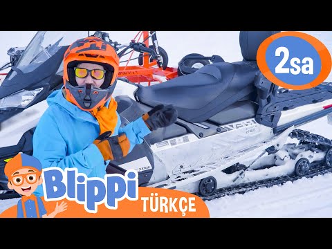 Blippi'nın Kırmızı Kar Arabası - Süper Hızlı | Blippi Türkçe - Çocuklar için Eğitici Videolar