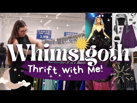 Thrift with Me for 💜🌙 Whimsigoth 💫💜Aesthetic Pieces