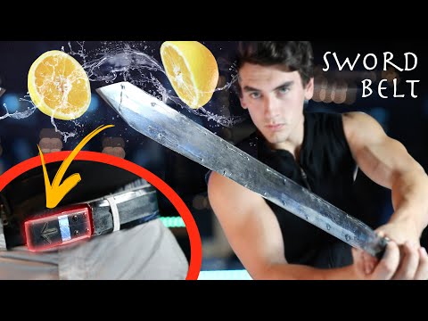 Make A Belt That Turns Into A Sword! - The Spy Next Door (Working Spy Gadget!)