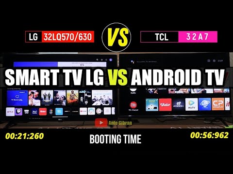 Smart TV vs Android TV // LG 32LQ570 vs TCL 32A7 - webOS vs Android TV