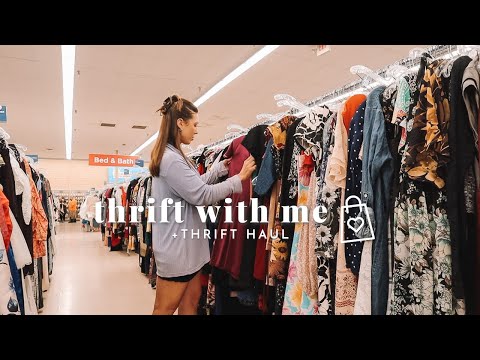 Come thrifting with me at Savers! + Try on thrift haul