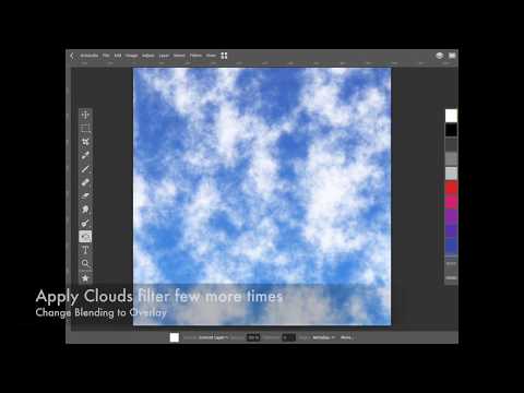 Generate realistic clouds in Artstudio Pro