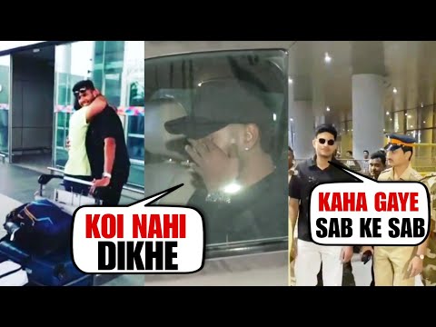 Harshit Rana & Shubman Gill sad welcome at airport while they return after winning Champions Trophy