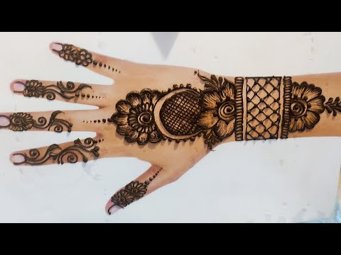 Arabic mehndi design (part-2) Top easy-wedding dulhan special mehndi @hnhennapoint4618   is#live