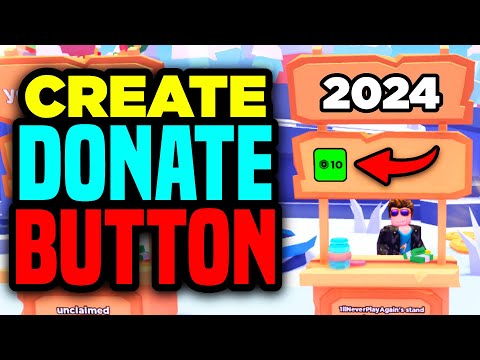 How to Make a Donate Button in Pls Donate (2024 Guide) - How to Create a Gamepass for Pls Donate