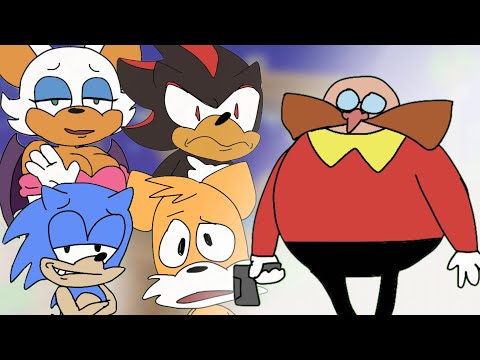 Eggman has a gun.