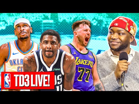 Kyrie Is Injured, The Lakers Are The 2 Seed, & Shai Drops 50! | TD3 Live