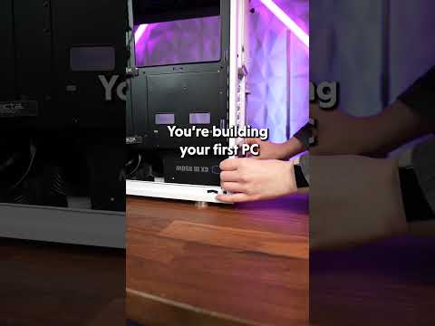 You're building your first PC