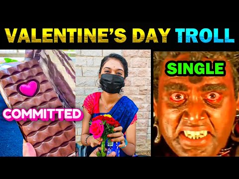 ❤️Valentine's Day Atrocities  🤣❤️ Committed Vs Single 🤣🤣Today Trending #valantineday