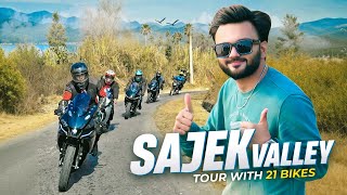 ২১ টা বাইক নিয়ে আমরা চলে এলাম সাজেক । Motovlog | Dhaka To Sajek Bike Ride | Rs Fahim Chowdhury