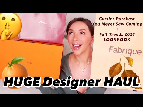 Cartier & Hermes Unboxing / Designer Haul + Fall Lookbook ft. Fabrique