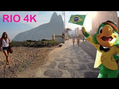 Rio De Janeiro, BRAZIL — Walking Tour IPANEMA, RIO (Narrated)【4K】🇧🇷