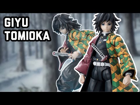 SH Figuarts Demon Slayer (Kimetsu No Yaiba) Giyu Tomioka Action Figure Review Tamashii Nations