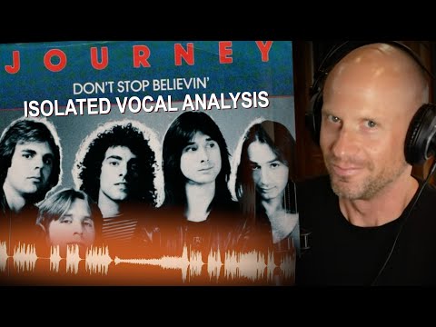 Journey, Don't Stop Believin' - Steve Perry Isolated Vocals (Listening Session & Analysis)