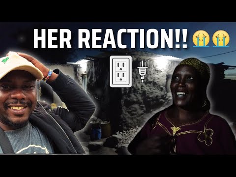 How I Surprised An African Mom with Renewable Electricity After 56 Years Her Reaction Was Priceless!