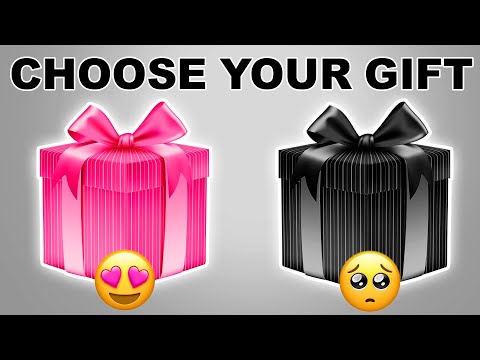 Choose Your Gift! 🎁 PINK vs BLACK 💗🖤  How Lucky Are You? 😱 Quiz Zone