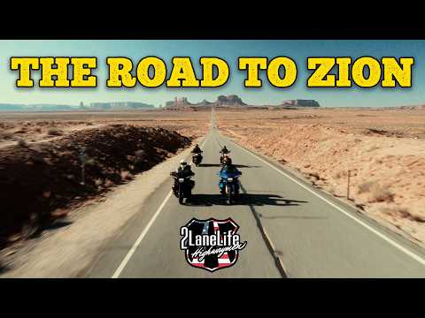 Motorcycle Road Trip! Monument Valley, Sand Caves & Zion at Sunset